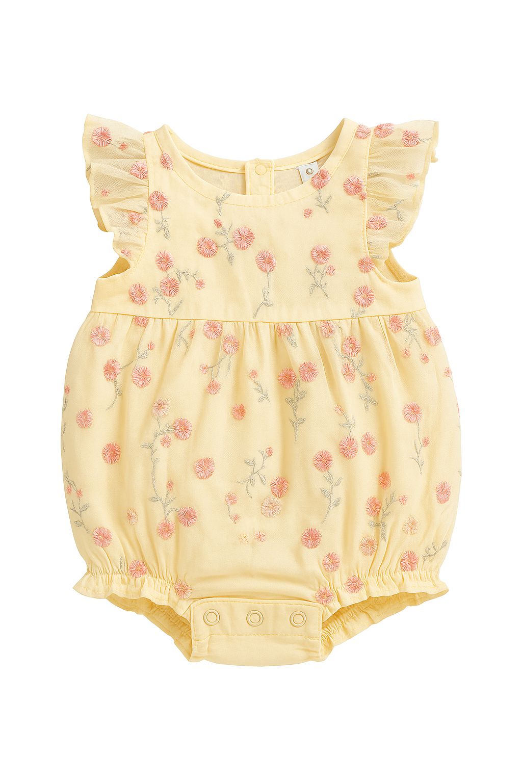Yellow Floral Baby Girl Romper – Araniah baby girl romper yellow floral