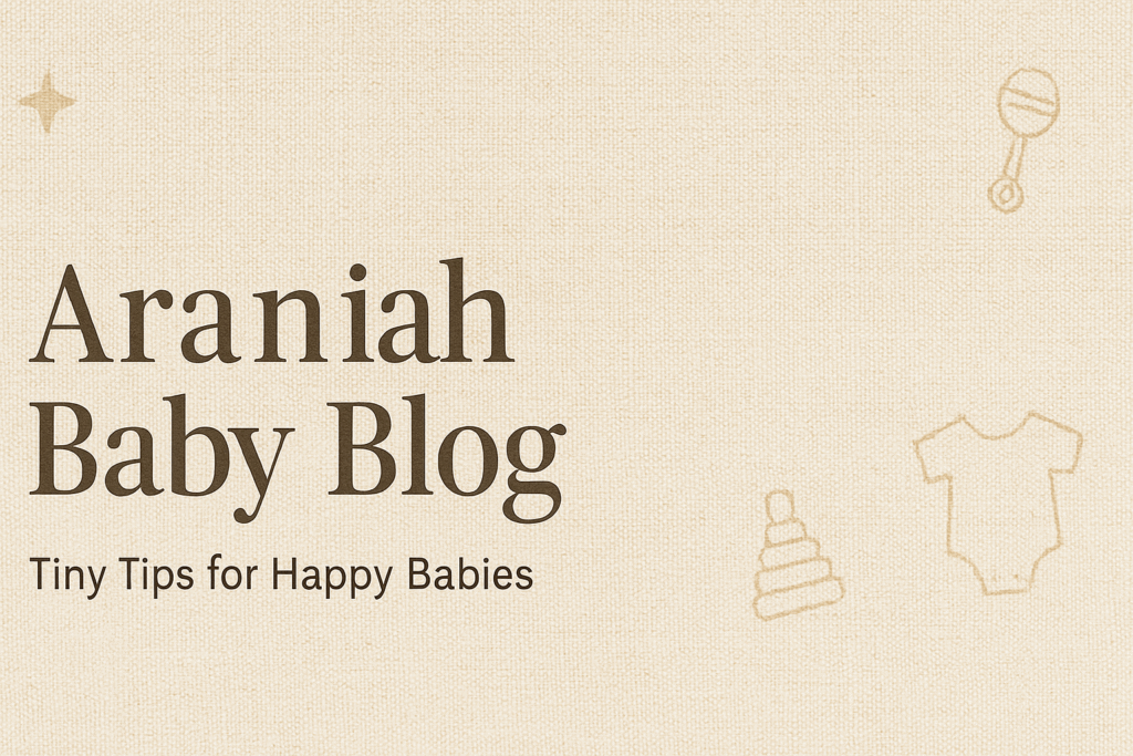 Blog araniah baby blog banner